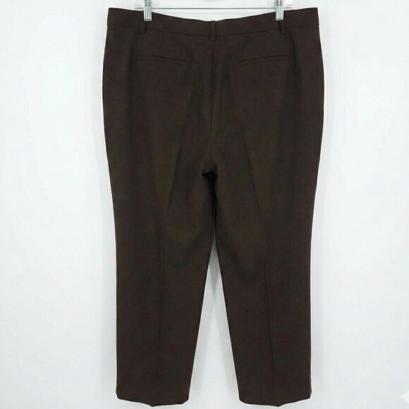 Talbots Women’s Plus 24W Brown Dress Pants – Chocolate Brown - Picture 3 of 4